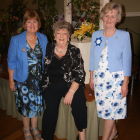 National Demonstrator Sandy Bailey <br />with Chairman Jenny Prentice<br />and President Christine Silvester